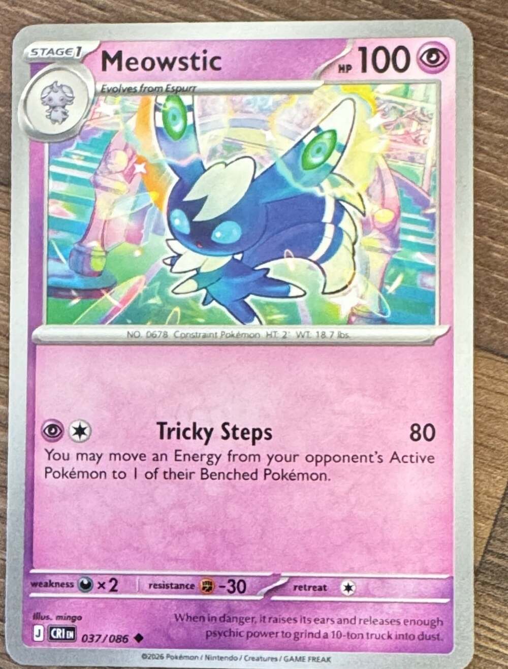 Meowstic 037/086 SCR